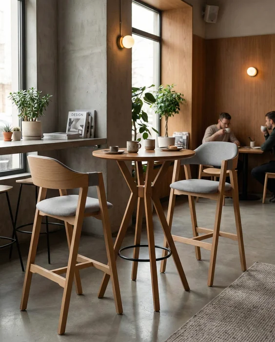 Mesa Alta/ Barra Madrid en Madera natural - Muebles, Uruguay | Indrana, vista 5