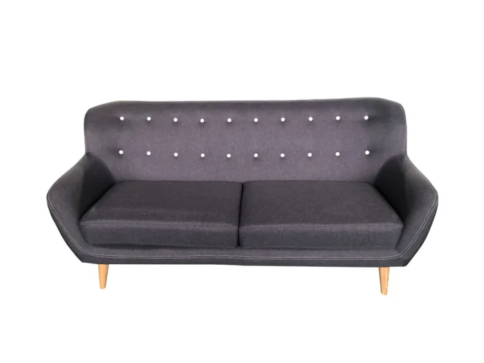 SOFA NORDICO 3 CUERPOS LV47 GRIS en Gris - Sillones y sofás, Uruguay | Alfa Ventas