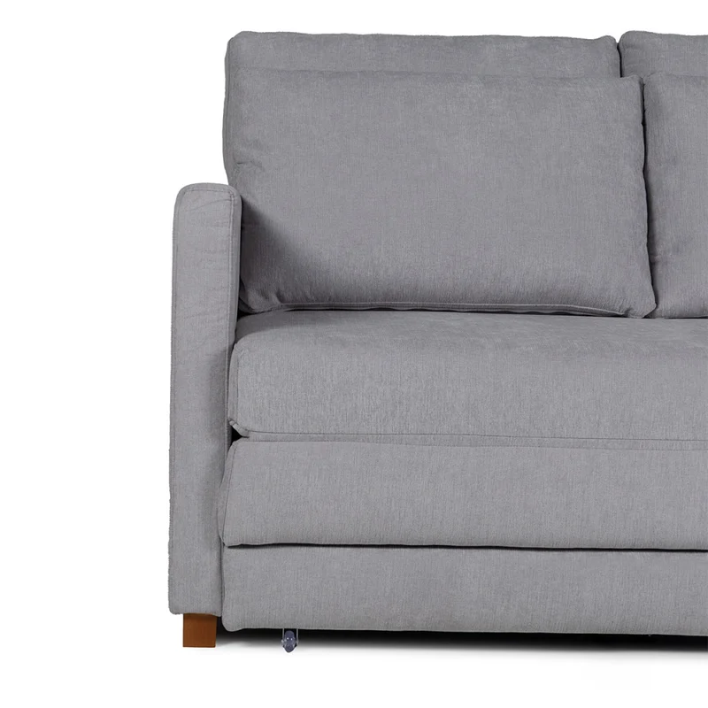 Sofá Cama Niki - Tela Microfibra - 10286 (Gris) en Gris - Sillones y sofás, Uruguay | Nyr, vista 6