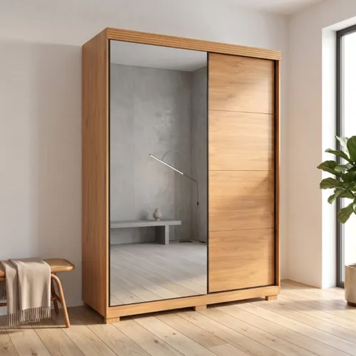 Ropero 2 puertas corredizas Doble Cara Sierra - Moderna - Roperos y placares, Uruguay | Rústico Hogar
