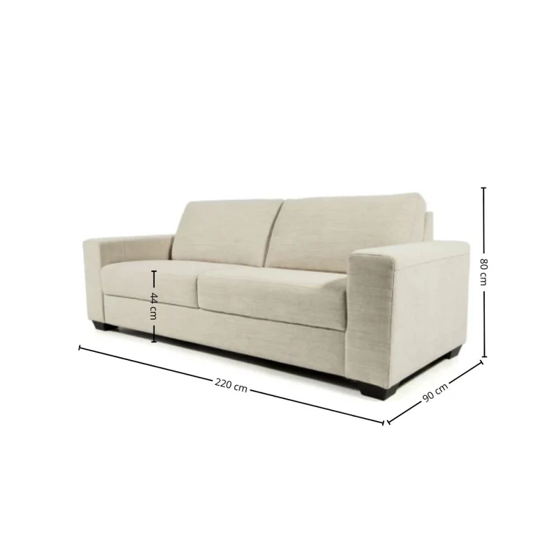 Sofá Loretto - Tela Aquaclean Sustentable - 3 cuerpos - A fabricar en Patrón - Sillones y sofás, Uruguay | Nyr, vista 4