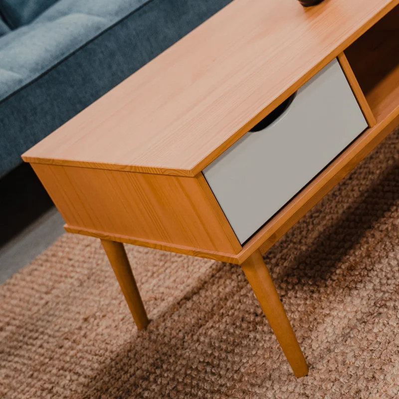 Mesa de Living Praga en Madera natural - Mesas de living, Uruguay | Ecowood, vista 5