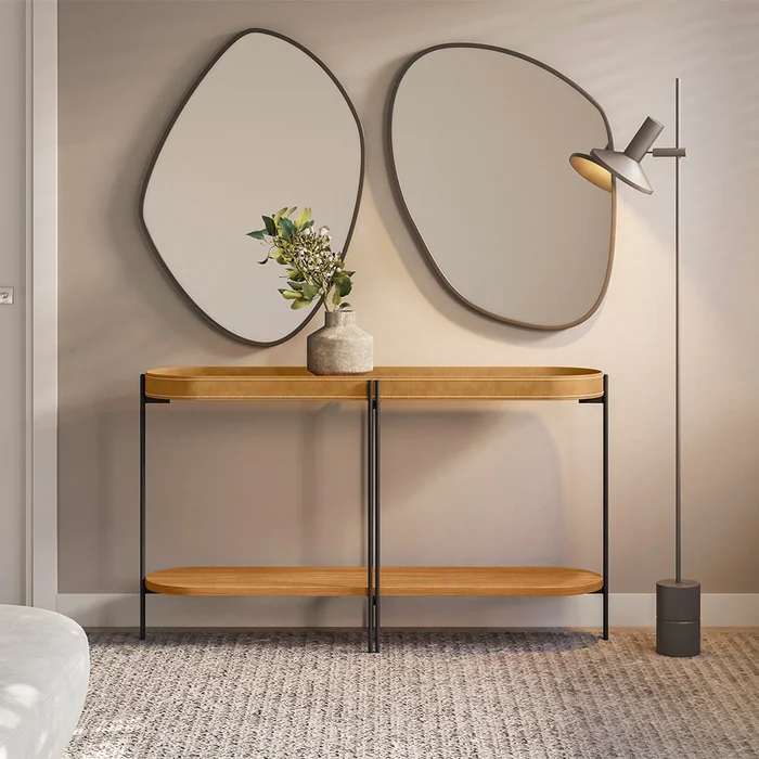 Aparador Monaco Buffet 140cm Cuero/Mdf en Madera natural - Aparadores y recibidores, Uruguay | Balton, vista 2