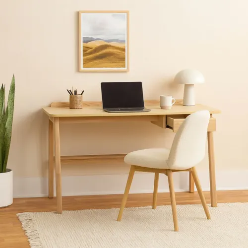 Escritorio COSMOPOLITAN Beige en Madera natural - Escritorios y sillas de escritorio, Uruguay | Viasono