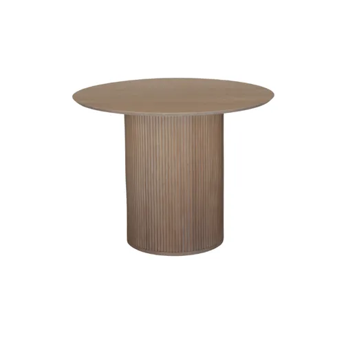 MESA COMEDOR EMMA REDONDA ROBLE - Mesas de comedor, Uruguay | Masinfinito Casa