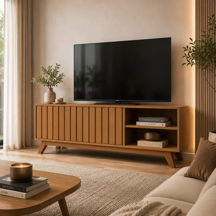 Rack Acaí en Madera natural - Muebles para TV, Uruguay | Deluxe Home, vista 2