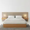 Respaldo King con mesa de luz Tapizado Full - Nordik - Marrón en Marrón - Respaldos de cama, Uruguay | Ecowood, vista 2 de 3