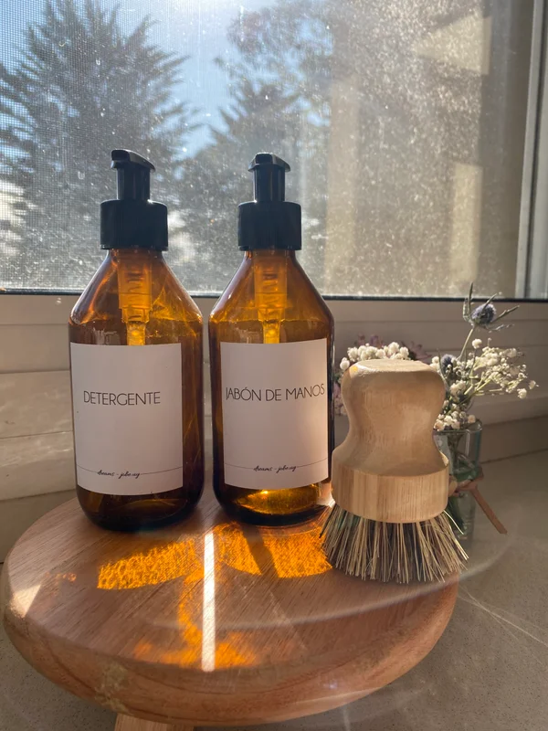 Kit Dispenser + Cepillo con base redonda en Marrón - Decoración, Uruguay | Dreams On Time, vista 5