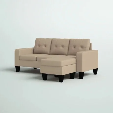 Sillon 3 cuerpos con chaise Herbie - Beige en Beige - Sillones y sofás, Uruguay | La Cueva Muebles, vista 11