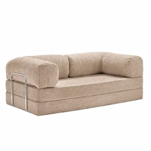 Sillón Cama Teddy - Light Brown | PREVENTA en Marrón - Sillones y sofás, Uruguay | Samic