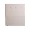 Respaldo Plaza y media tela natural - Beige en Beige - Dormitorio, Uruguay | La Cueva Muebles, vista 1 de 2