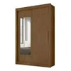 Ropero ITAPOA con espejo Castaño - Roperos y placares, Uruguay | Que Sal Muebleria, vista 1 de 6