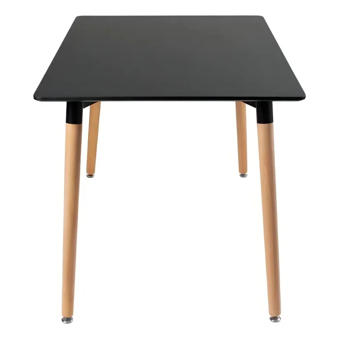 Mesa Eames Rectangular - Negro en Negro - Mesas de comedor, Uruguay | La Cueva Muebles, vista 5