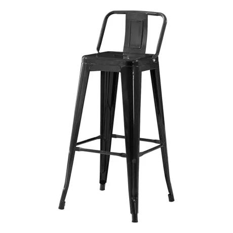 Taburete Tolix - Negro en Negro - Sillas, Uruguay | La Cueva Muebles, vista 11