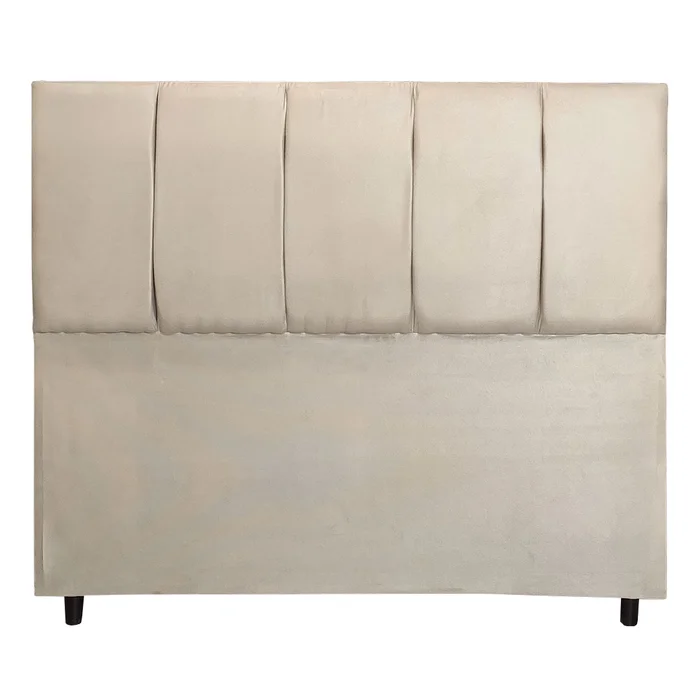 Respaldo Cabecera Queen Gold - Tela Lino en Beige - Respaldos de cama, Uruguay | Delta Center