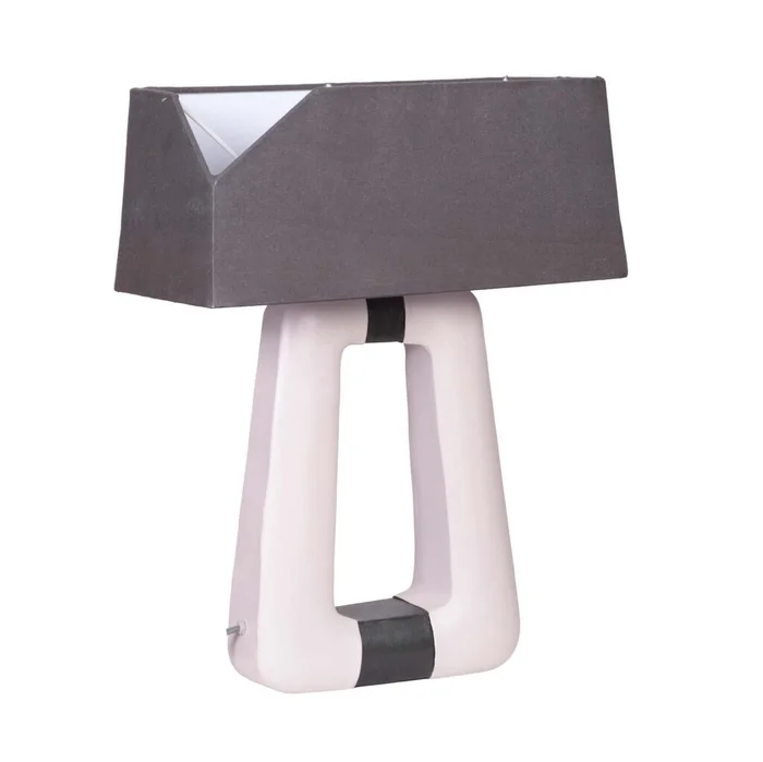 Lámpara De Mesa Hierro Negro 36606 en Negro - Lámparas de mesa, Uruguay | Divino