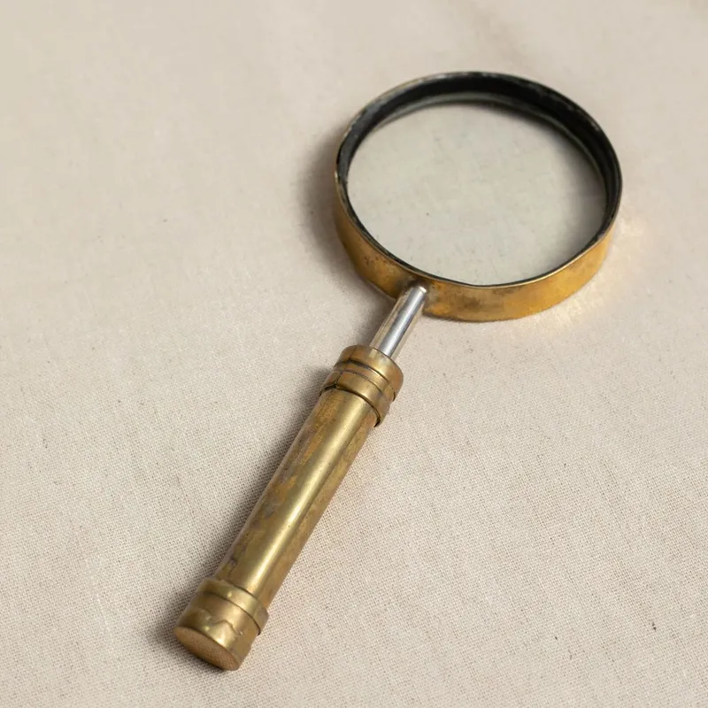 Lupa mango bronce - Zainas en Cobre - Decoración, Uruguay | Zainas