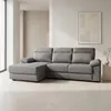 Rinconera Owen - Tela Microfibra - Chaise izquierdo - 12091 (Gris) en Gris - Sillones y sofás, Uruguay | NYR, vista 1 de 6