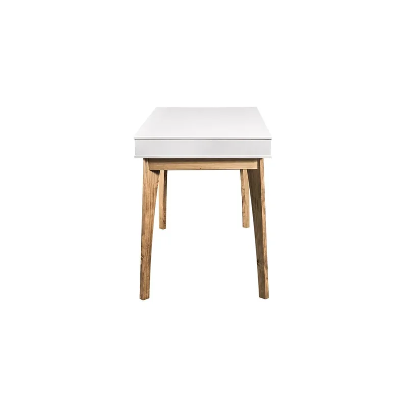 Escritorio Linea Metro - Blanco/Miel en Multicolor - Escritorios, Uruguay | La Cueva Muebles, vista 8