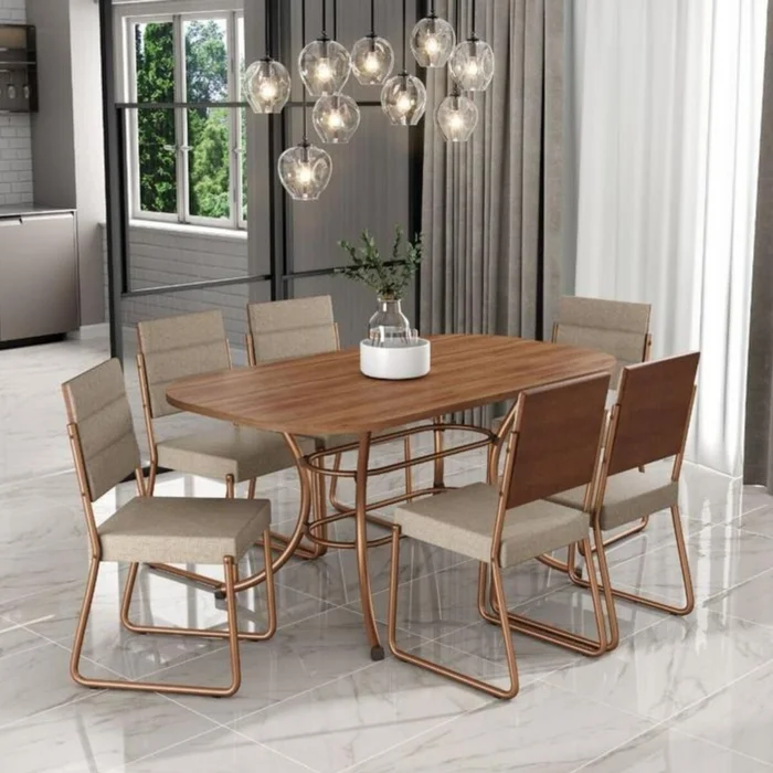 Mesa de comedor Ouro - Rosa en Rosa - Mesas de comedor, Uruguay | Rústico Hogar, vista 2