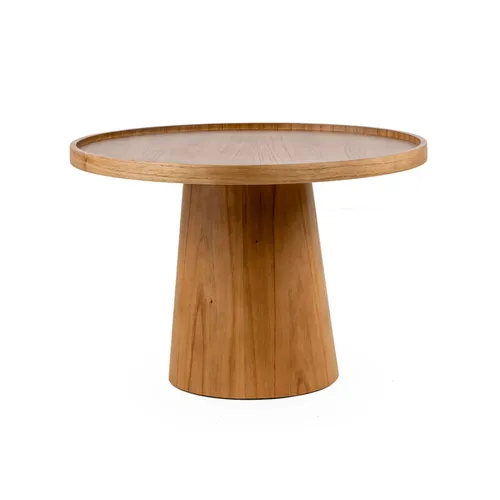 MESA DE LIVING ELARA ALTA CINAMOMO NATURAL 60X60X42H CM en Madera natural - Mesas de living, Uruguay | Vinibel