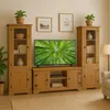 Promo Rack de TV + Paneleros Linea Naturale - Roble en Madera natural - Muebles para TV, Uruguay | La Cueva Muebles, vista 2 de 12