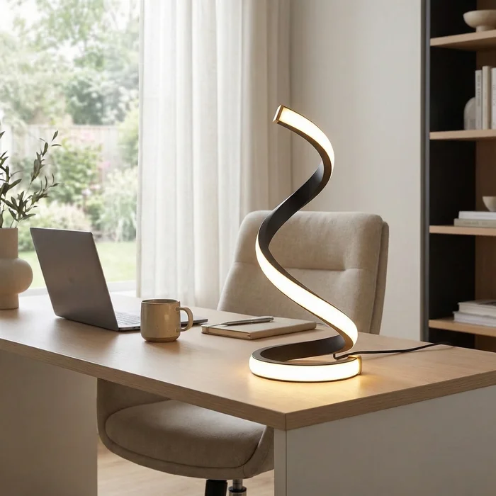 Lámpara de mesa Helix en Negro - Lámparas de mesa, Uruguay | La Perla, vista 4