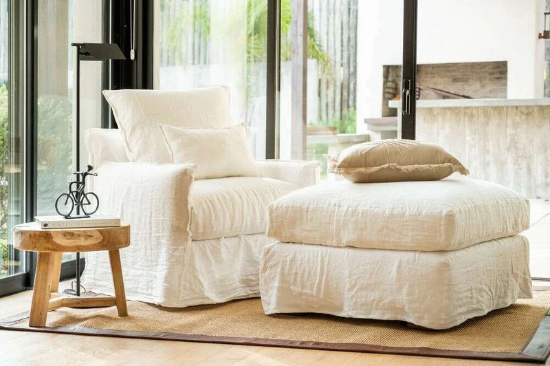 SILLON ALMA LINO BLANCO - 1 CUERPO en Blanco - Sillones y sofás, Uruguay | La Iberica, vista 17