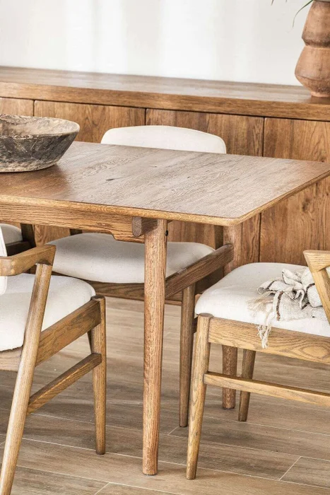 MESA COMEDOR MILANO - ROBLE - 1.90 X 0.90 MTS en Marrón - Mesas de comedor, Uruguay | La Iberica, vista 14