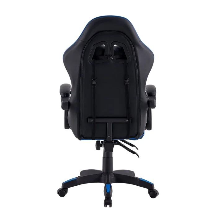 SILLA DE ESCRITORIO GAMER MAX  AZUL/NEGRO 259841001 en Azul - Escritorios y sillas de escritorio, Uruguay | Rosas Hermanos, vista 3