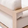 Sofá Ambra de 3 plazas de madera maciza de acacia con acabado claro 249 cm FSC 100% en Beige - Sillones y sofás, Uruguay | Kavehome, vista 6 de 10