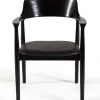 SILLA JACKIE CAOBA NEGRA 58X56X78H 122357 en Negro - Sillas, Uruguay | Vinibel, vista 1 de 2