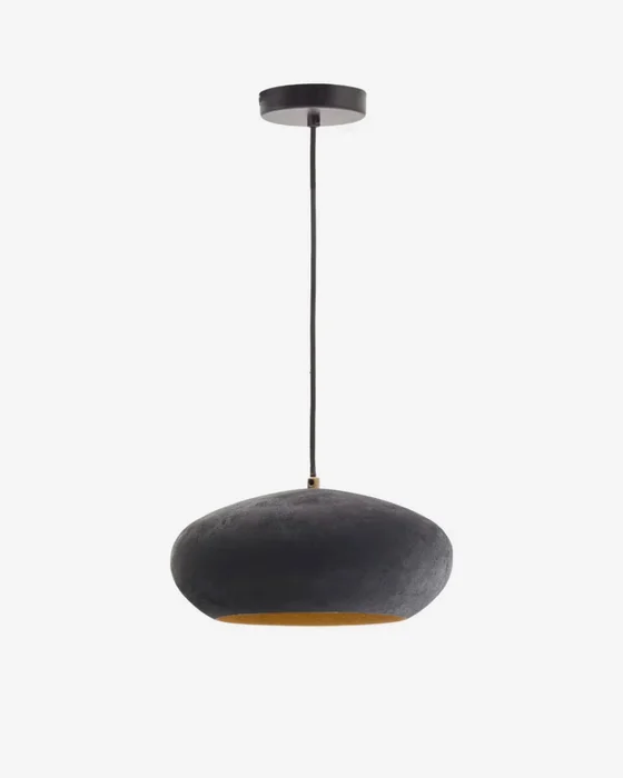 Lámpara de techo Inda de metal con acabado - negro Ø 30 cm en Negro - Lámparas colgantes, Uruguay | Kavehome