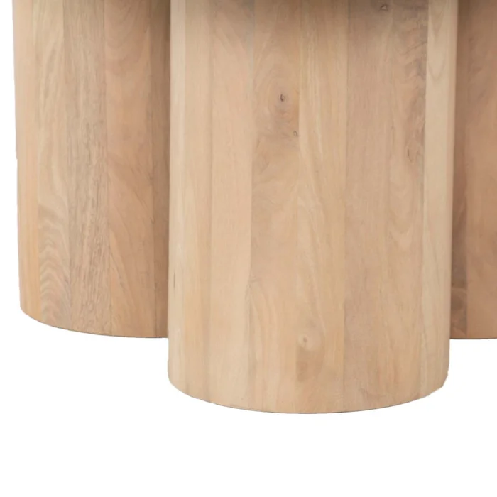 Mesa Ratona Mdf-y-madera Natural-beige Cylinder Natural en Madera natural - Mesas de living, Uruguay | Divino, vista 4