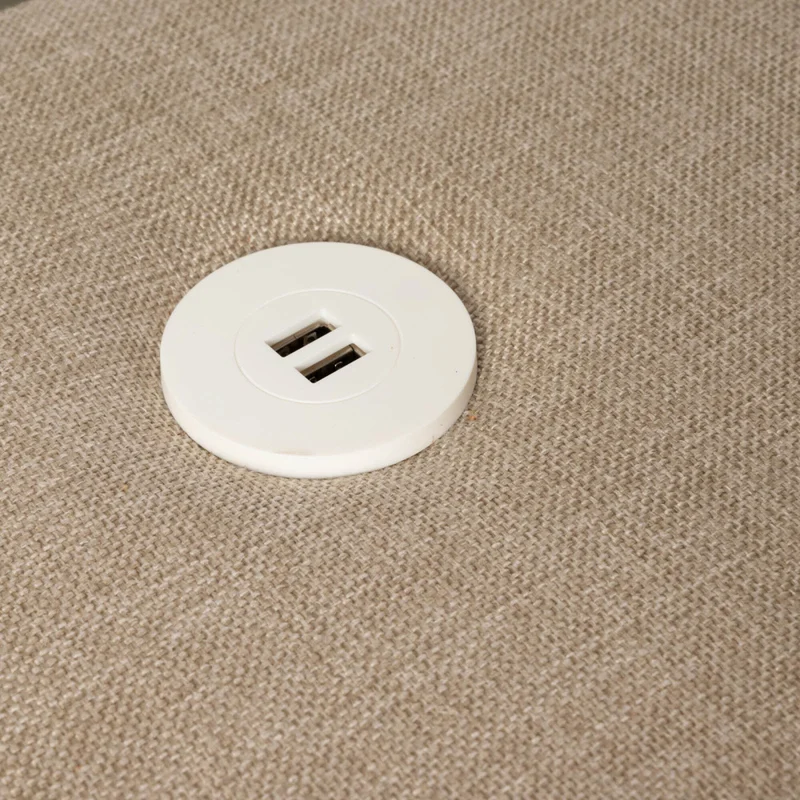 Sofa Retractil 3 Cuerpos Tela Natural-beige Atlanta Beige en Beige - Sillones y sofás, Uruguay | Divino, vista 9