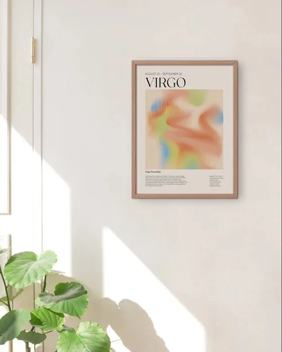 Signo Virgo en Multicolor - Láminas, Uruguay | La Cuadrería, vista 2
