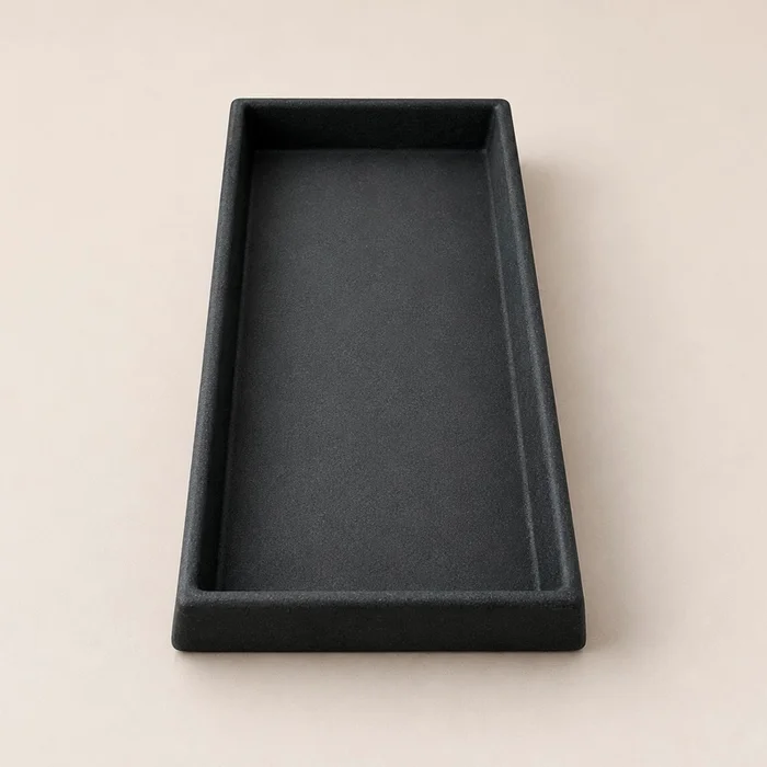 Plato rectangular para jardinera - varios tonos en Gris - Macetas, Uruguay | Alta Gracia Deco, vista 4