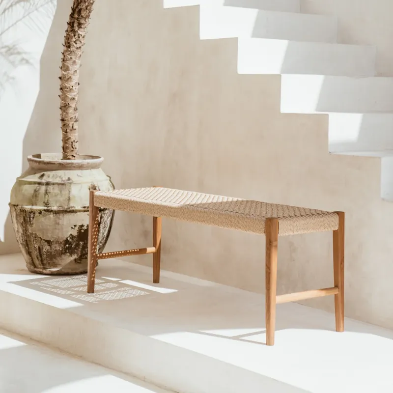 Banco Marín en Madera natural - Butacas, banquetas y puffs, Uruguay | Casakos