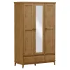 Ropero Prata 3 Puertas Y 2 Cajones Natur en Madera natural - Roperos y placares, Uruguay | Satec, vista 3 de 3