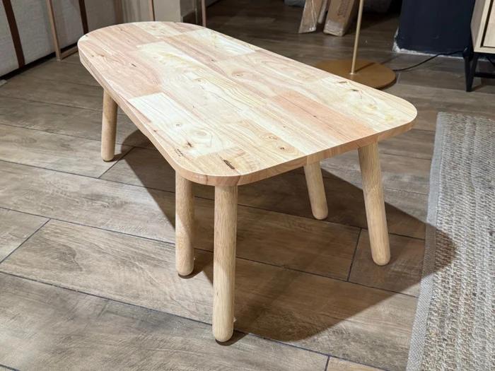 Mesa de Centro Montevideo - Madera de Caucho en Madera natural - Mesas de living, Uruguay | Berna Home, vista 10