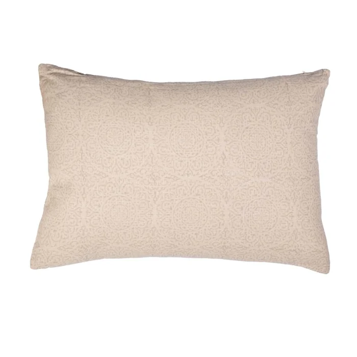 Almohadón Guadalest 40*60 Algodon Beige/gris en Beige - Textiles, Uruguay | Divino