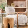 BUTACA WOOLY - WALNUT Y PELO LARGO en Beige - Butacas, banquetas y puffs, Uruguay | La Iberica, vista 22 de 23