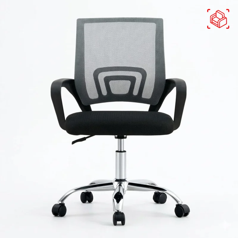 Silla De Escritorio Malla Gris Hy-520p en Gris - Sillas de escritorio, Uruguay | Divino, vista 6