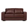 Sofá Colorado - Cuero Básico - 2 cuerpos - New Brown en Marrón - Sillones y sofás, Uruguay | NYR, vista 2 de 3