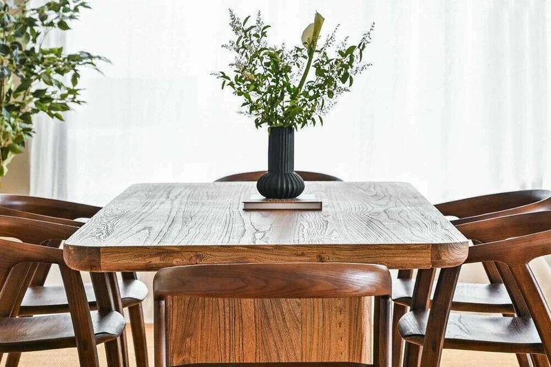 MESA COMEDOR ATHENA - 2.00 X 1.00 MTS en Madera natural - Mesas de comedor, Uruguay | La Iberica, vista 7