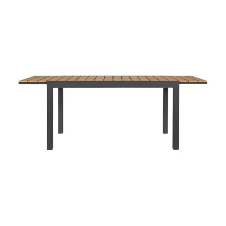 Mesa de jardin extensible Osaka - Negra en Negro - Muebles para el exterior, Uruguay | La Cueva Muebles, vista 8