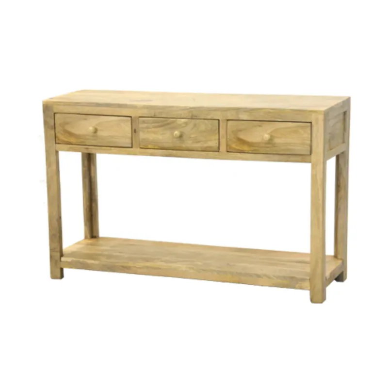 R27 Recibidor 120x34x76 en Madera natural - Aparadores y recibidores, Uruguay | Victoriana