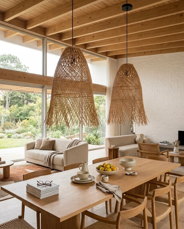 Pantalla Kansas en Madera natural - Lámparas de mesa, Uruguay | Indrana, vista 2