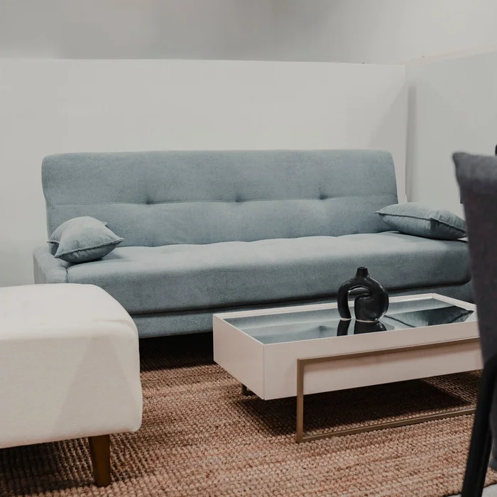 Sillón Cama Diana - Gris Azulado en Gris - Sillones y sofás, Uruguay | Ecowood, vista 3
