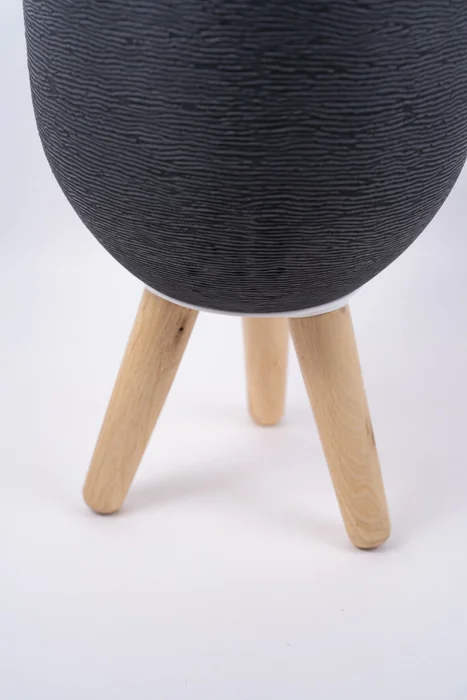 Maceta Teli - Gris en Gris - Decoración, Uruguay | Indian